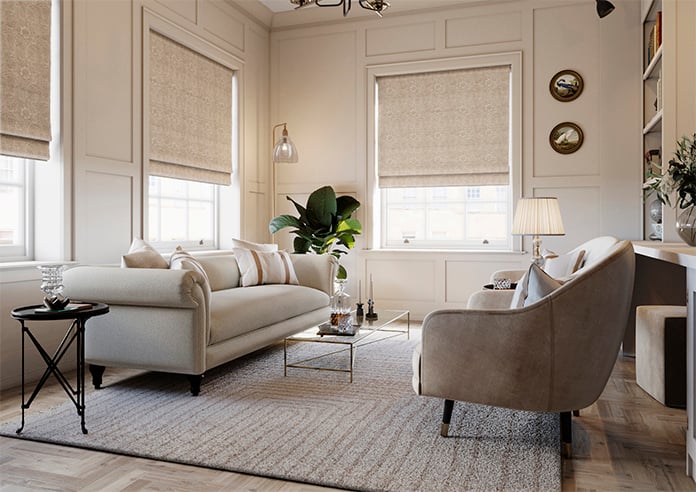 William Morris At Home Marigold, Woven Linen - Twist&Fit Roman Blind - Image 7